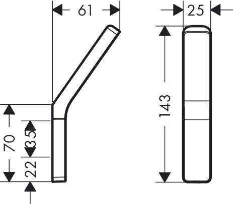 Axor Universal Accessories Einzelhaken