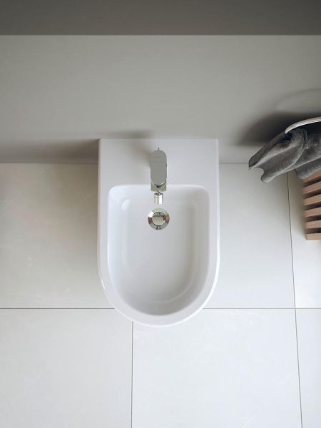 Duravit Qatego Wand-Bidet 57cm, HygieneGlaze, weiß 2263152000