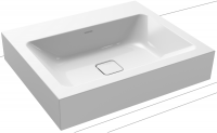 Vorschau: Kaldewei Cono Aufsatzwaschtisch 60x50x12cm, mit Perl-Effekt Mod.3085