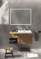 Villeroy&Boch Subway 3.0 LED-Spiegel, 120x75cm, mit Sensordimmer, schwarz matt A46312BC