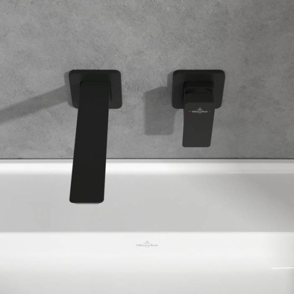 Villeroy&Boch Subway 3.0 Einhebel-Waschtischarmatur schwarz matt TVW112007000K5