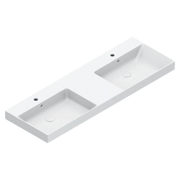 Catalano Zero 150 Doppelwaschtisch 150x50cm, weiß CATAglaze+ 0121522001