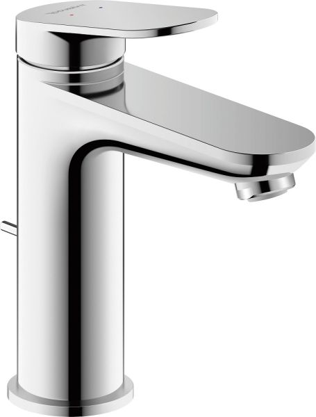 Duravit Wave Einhebel-Waschtischarmatur M mit Zugstangen-Ablaufgarnitur, chrom wassersparend WA1022001010