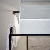 Vorschau: Burgbad Junit Aufsatzwaschtisch 120cm mit Unterschrank und LED-Beleuchtung