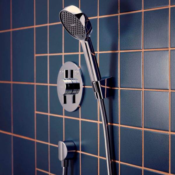 hansgrohe Activera Select S Brausegarnitur, 2jet EcoSmart, Duschschlauch 160cm, chrom