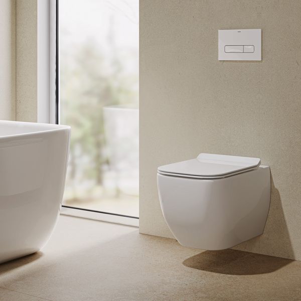 Kludi RESA C Spiralflush-Wand-WC 52cm, weiß