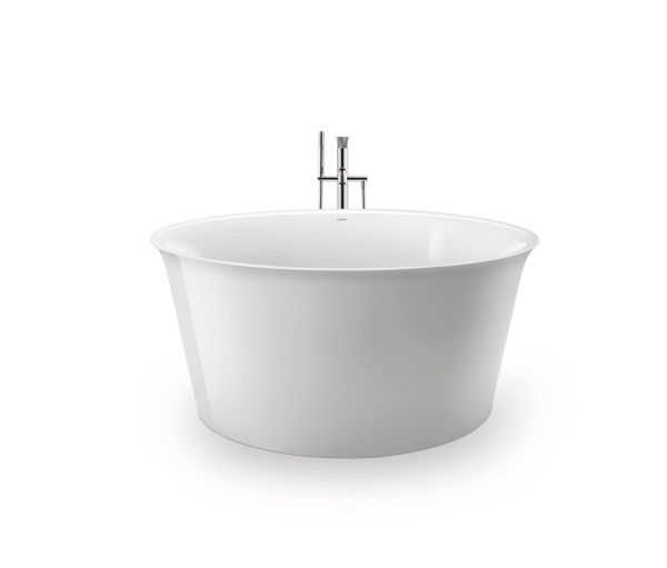 Duravit White Tulip freistehende Badewanne rund 140x140cm, weiß