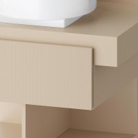 Vorschau: Duravit Balcoon Unterschrank 70x57x53,4cm für Aufsatzbecken, 1 Schublade, 2 offene Fächer