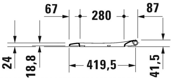 Duravit D-Neo WC-Sitz ohne Absenkautomatik, weiß