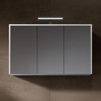 Vorschau: RIHO Porto Wave Waschtisch mit Unterschrank 100cm & LED-Spiegelschrank