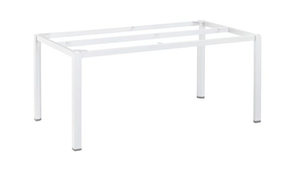 KETTLER CUBIC Aluminium Tisch 160x95 mit weißem Gestell