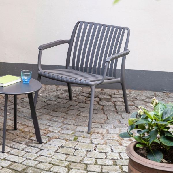 KETTLER LAGO Lounge Sessel mit Armlehne, grau 0302908-7000