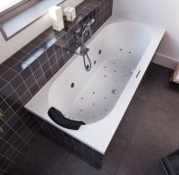 RIHO Easypool 3.1 Carolina Rechteckwanne 180x80cm elektronische Bedienung, weiß