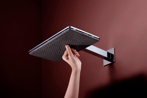 hansgrohe Raindance Alive Q Duschkopf 210/340 2 Strahlarten mit Brausearm, chrom