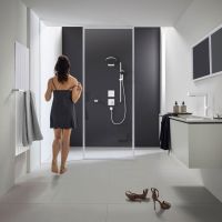 Vorschau: Hansgrohe Pulsify S Kopfbrause 260 2jet, mit Wandanschluss, chrom 24150000