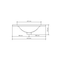 Vorschau: RIHO Porto Wave Waschtisch 60cm