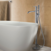 Duravit Balcoon Einhebel-Wannenmischer bodenstehend, chrom BA5250000010