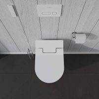 Vorschau: Duravit ME by Starck Wand-WC 57x37,3cm eckig weiß 2529592000