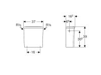 Vorschau: Geberit Renova AP-Spülkasten aufgesetzt, eckiges Design, 2-Mengen-Spülung, Wasseranschluss seitlich_1