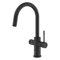 Vorschau: Grohe Blue 2.0 5-in-1-Armatur, C-Auslauf, ausziehbar, phantom black