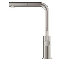 Vorschau: Grohe Blue 2.0 5-in-1-Armatur, L-Auslauf, ausziehbar, supersteel