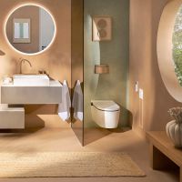 Vorschau: hansgrohe iFrame Element E Betätigungsplatte, eckig, für 2-Mengen-Spülung