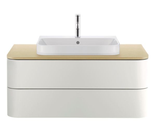Duravit Happy D.2 Plus Aufsatzbecken 60x46 WonderGliss weiss 23606000001