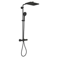Vorschau: Grohe Vitalio Joy+ CoolTouch System 350x230 Duschsystem mit Thermostat, Aufputz, schwarz matt