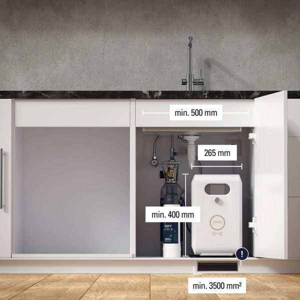 Grohe Blue Professional L-Auslauf Set, herausziehbar, Filterfunktion & Sprudelfunktion