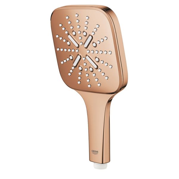Grohe Rainshower 130 SmartActive Cube Handbrause 3 Strahlarten