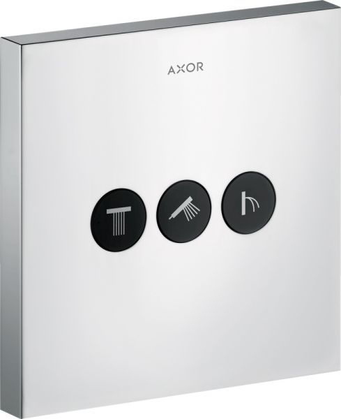 Axor ShowerSelect Ventil Square Unterputz, für 3 Verbraucher, eckig chrom 36717000