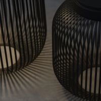 Vorschau: blomus LITO LED-Lamp Laterne Größe L Ø31cm H 49cm, schwarz