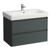 Laufen Base 2.0 Waschtischunterbau 82cm für Waschtisch Pro S H813965 & Pro X H810867, verkehrsgrau H4113021082661