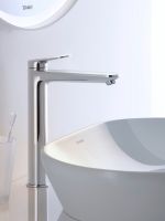 Duravit Wave Einhebel-Waschtischarmatur XL, ohne Ablaufgarnitur, chrom WA1040002010