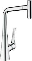 Vorschau: Hansgrohe Metris Select M71 Küchenarmatur 320 Eco ausziehbar 14786000