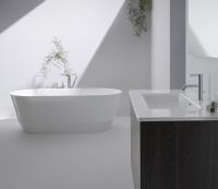 Vorschau: Laufen Pro freistehende Badewanne oval 165x75cm, weiß