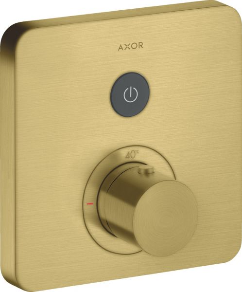 Axor ShowerSelect Thermostat Softcube Unterputz, für 1 Verbraucher brushed brass 36705950