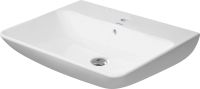 Vorschau: Duravit ME by Starck Waschtisch 65x49cm, mit Hahnloch und Überlauf, WonderGliss, weiß seidenmatt 23356532001