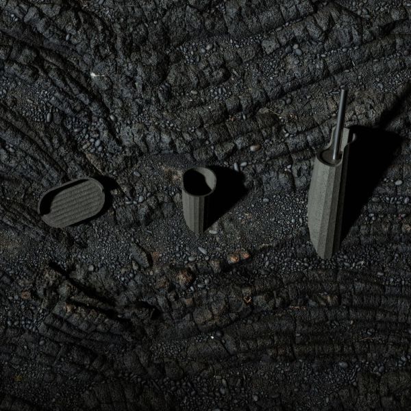Cosmic Avenir Seifenspender geriffelt, schwarz natur WJC216A0004080