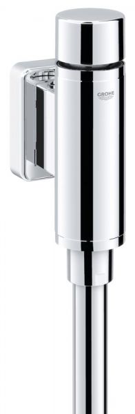 Grohe Rondo Urinal-Druckspüler mit integrierter Vorabsperrung, Behördenausführung, chrom