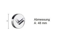 Vorschau: Smedbo Home Handtuchhaken, chrom