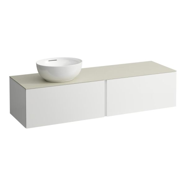 Laufen IL BAGNO ALESSI One Schubladenelement 1600, Ausschnitt links, zu WT H81897 5/6/7/8