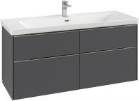 Villeroy&Boch Subway 3.0 Waschtischunterschrank 127,2cm für 4A70, 4 Auszüge