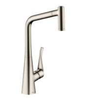 Vorschau: Hansgrohe Metris M71 Einhebel-Küchenmischer 320 mit Ausziehbrause, 2jet
