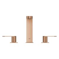 Vorschau: Grohe Plus 3-Loch-Waschtischarmatur mit Ablaufgarnitur, warm sunset gebürstet