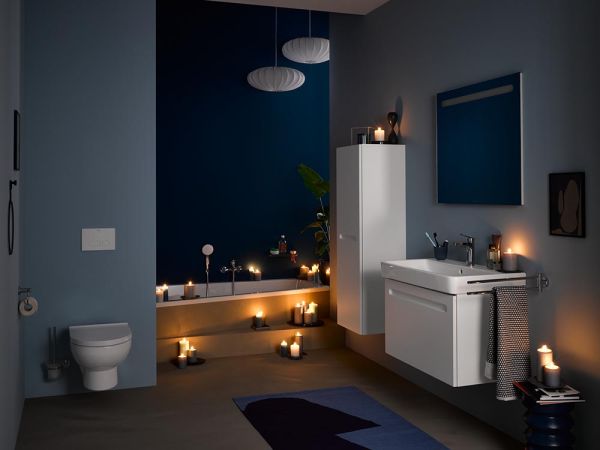 Duravit No.1 Badmöbel-Set 80cm mit Waschtisch, Spiegel, 1 Auszug und Innenschublade