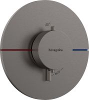 Hansgrohe ShowerSelect Comfort S Thermostat, brushed black chrome 15559340