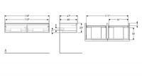 Vorschau: Geberit iCon Unterschrank für Doppel-Waschtisch mit 2 Schubladen, Breite 120cm_2