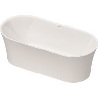 Vorschau: Duravit DuraSenja freistehende ovale Badewanne 150x75cm, weiß 700579000000000