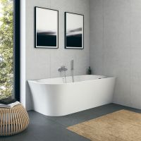 Vorschau: Duravit DuraSenja Eck-Badewanne 170x80cm, Ecke rechts 700581, weiß